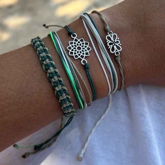 🏞️🌳NEW Pura Vida Inspired/Nature/Fresh Air /Set 5Handmade Adjustable Bracelets - Picture 9 of 11